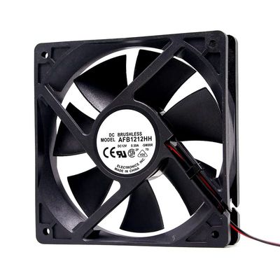 DC12V 0.50A AFB1212HH 12025 12cm 2-Wire Temperature-Controlled Cooling Fan