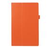 ZZOUGYY Tablet Cover for Amazon Kindle Fire HD10 5th Generation (2015 Release), Ultra Slim Folio Stand Leather Case for Kindle Fire HD 10 5th Gen 10.1" (Li-Orange) view 2