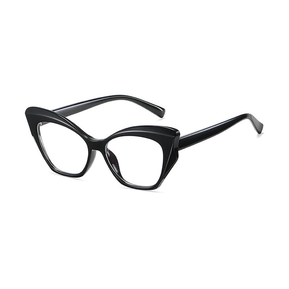 laureles Fashion Blue Light Blocking Women Reading Glasses Ladies Frame Reader Magnifying Eyeglasses (Black, 1, multiplier_x)
