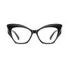 laureles Fashion Blue Light Blocking Women Reading Glasses Ladies Frame Reader Magnifying Eyeglasses (Black, 1, multiplier_x) view 2