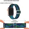 Lamshaw Compatible for Garmin Forerunner 965 Band, Stretch Elastics Adjustable Strap Compatible for Garmin Forerunner 965 / Forerunner 265 46 MM Smartwatch (blueprint) view 4