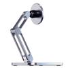 FEICHAO Magnetic Tablet Stand Holder Three Knuckle Adjustment Adapter Compatible with iPhone 14/13 Magnets Stand Accessories (Silver) view 1