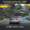 Fitcamx Front 2160P+Rear 1080P Dash Cam Adapts for BMW 3 4 M3 M4 2020-2024 (Model B) 330i 430i Xdrive 330e M340i M440i, OEM Style, Dual Loop Recording, WiFi & APP, G-Sensor,Easy to Set, 128GB Card view 3