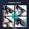 Fitcamx Front 2160P+Rear 1080P Dash Cam Adaots for BMW 3 4 M3 M4 2020-2024 (Model C) 330i 430i Xdrive 330e M340i M440i Coupe, OEM Look, WiFi Connect & APP, Dual Loop Recording, G-Sensor, 128GB Card view 4