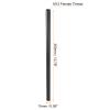 PATIKIL 14 Inch 15mm Rod, Camera Rods with M12 Female Thread Aluminum Alloy for 15mm Rail Support System, Black view 2
