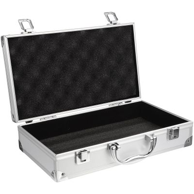 ERINGOGO Aluminum Alloy Tool Case with Lock and Handle Makeup Microphone
