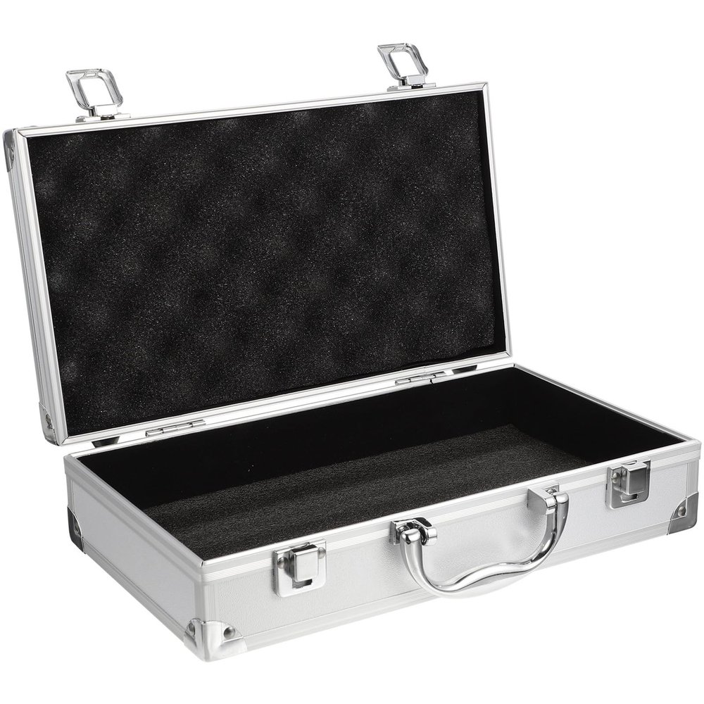 ERINGOGO Aluminum Alloy Tool Case with Lock and Handle Makeup Microphone