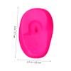 LALAFINA 6pcs Hair Dye Earmuffs for Salon Use Reusable Ear Protectors Covers for Hair Coloring and Shower view 2