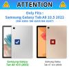 CGFGHHUY for Samsung Galaxy Tab A8 Case Galaxy Tab A8 10.5 Case 10.5 inch 2022 Release Tablet Lightweight Protective PU Leather Smart Stand Cover with Auto Wake Sleep - Cute Cat Black view 2