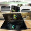 CGFGHHUY for Samsung Galaxy Tab A8 Case Galaxy Tab A8 10.5 Case 10.5 inch 2022 Release Tablet Lightweight Protective PU Leather Smart Stand Cover with Auto Wake Sleep - Cute Cat Black view 4