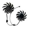 REMSEY T128010SU PLD08010S12HH 4PIN 75MM Shell RX580 GPU Fan Compatible for Gigabyte GTX 1050Ti 1050 RX 550 RX560 Graphics Video Card Fans Kindly (Color : Shell and Fan) view 3