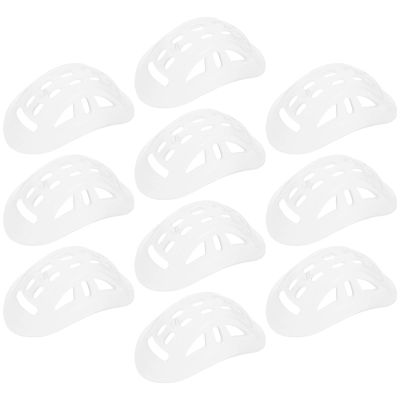 iplusmile 10pcs Helmet Chin Pads Transparent Safety Hat Chin Protectors for Comfortable Fit and Reduced Friction Design for Hard Hats and Helmets Strap
