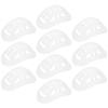 iplusmile 10pcs Helmet Chin Pads Transparent Safety Hat Chin Protectors for Comfortable Fit and Reduced Friction Design for Hard Hats and Helmets Strap view 1