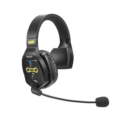 Saramonic WiTalk-SMH | Single-Ear Wireless Intercom Master Headset for The WiTalk Intercom System & Carry Case