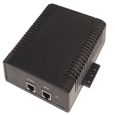 100-240VAC Input, 56V 4Pair Gigabit Passive PoE Injector, 100W, with US Power Cord