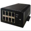 TP-SW8-NC - 8 Port Unmanaged Passive PoE Network Switch, 12-58VDC Wire Term Input, PoE Volt Out = Volt in, 7X Passive PoE + 1x Uplink Port view 1