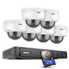 ANNKE H800 8CH Dome IP Security Camera System with 8MP H.265+ NVR, 6 X 4K Outdoor CCTV Camera, Audio Recording, 100ft EXIR 2.0 Night Vision, IP67, 24/7 Video Surveillance, 2TB HDD Included view 1