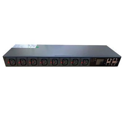 8-bit C13 5-15P Smart PDU Rack-Mounted Power Distribution Unit SSH SNMP, telnet, 485modbus-TRU-TCP Protocol B0BW58XLMB