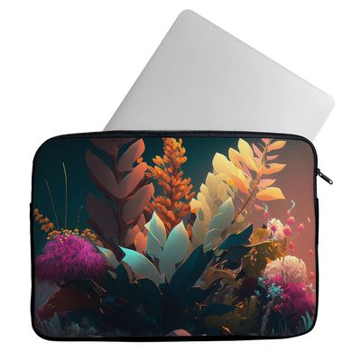 Beautiful Plant Mac Book Pro 14" Sleeve - Print Laptop Sleeve - Multicolor Mac Book Sleeve