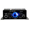 Home HiFi Stereo Amplifier, Portable Dual Channel Surround Sound HiFi Stereo Audio Receiver, Mini Digital HiFi Bass Audio Subwoofer Amp, Stereo AMP Speaker for Home, Car view 1