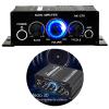 Home HiFi Stereo Amplifier, Portable Dual Channel Surround Sound HiFi Stereo Audio Receiver, Mini Digital HiFi Bass Audio Subwoofer Amp, Stereo AMP Speaker for Home, Car view 4