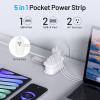 BEVA Cruise Power Strip, Cruise Approved Outlet with USB Ports, Non Surge Protector, 4FT Short Extension Cord 2 Outlets 3 USB Ports(1 USB C), Travel Essentials Outlet Adapter(3.4A Charge White) view 2