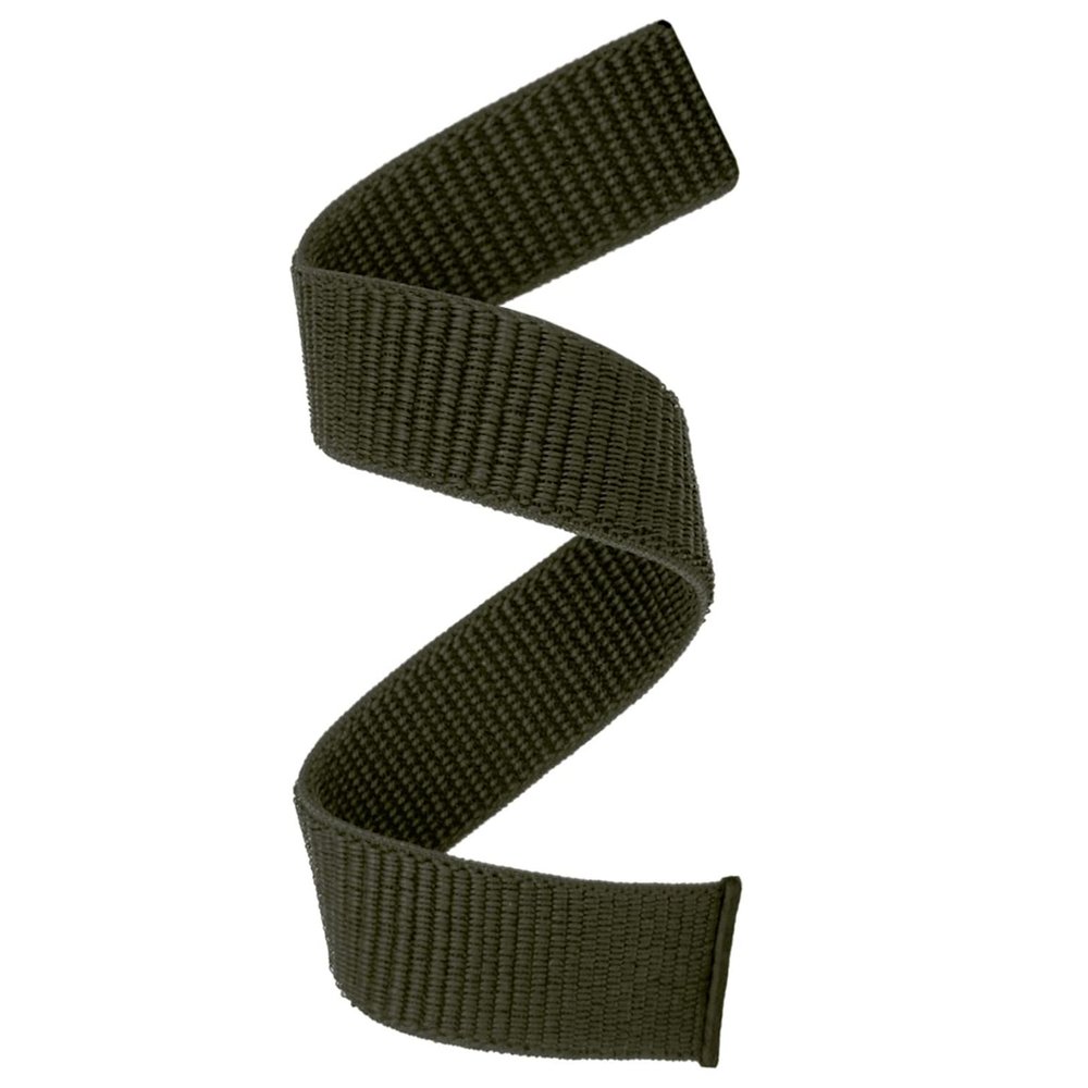 Abanen Hook and Loop Quick Dry 20mm Watch Band for Garmin Fenix 8 43mm / epix Pro 42mm / Fenix 7S/6S/5S, Woven Nylon Ultralight Sport Wristband Strap for Instinct 2S / Instinct E 40mm (Moss Green)