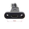 chenyang USB 3.0 Front Panel Header 19/20Pin Male to USB C Female Chassis Back Panel Port Extension Cable 0.4M with 12cm PCI-E Slot Bracket view 4