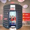 360 Inflatable Photo Booth 118inch/148 inch/158inch Inflatable Photo Booth LED Color Changing Customized Logo for 360 Photo Booth Machines Show Parties Wedding Photography view 4