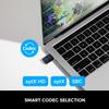 Creative BT-W3X Smart Bluetooth 5.3 Audio Transmitter with aptX HD, High-Definition 24-bit / 48 kHz Audio, Device-Switching Function, Works with PC/Mac/Gaming Consoles view 2