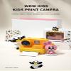 Multilingual Cameras Children's Polaroid Cameras Children's Cameras Printable Toy Gifts (Yellow+TFmemory Card16G) view 2