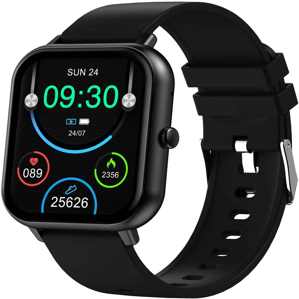 findtime 1.83" Smart Watch Answer/Make Calls, Full Touch Screen Bluetooth Smartwatch with AI Control 100+ Sports Mode GPS Fitness Tracker for Android iOS Phones Black
