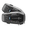 INTERPHONE UCOM7 - Motorcycle Bluetooth Communication - 4 Riders up to 1 Km Range - Battery 15Hr - Helmets Headset Compatible TFT and GPS - DSP and Noise Control - Waterproof IP67 - Twin Pack view 1