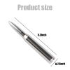 Sodcay Pack-1 Car Truck Bullet Antenna, 5.5" Aluminum Short Antenna for GM Chevy Silverado 1500 2500 3500 HD Avalanche GMC Sierra 1500 2500 3500 Denali (Silver) view 2