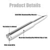Sodcay Pack-1 Car Truck Bullet Antenna, 5.5" Aluminum Short Antenna for GM Chevy Silverado 1500 2500 3500 HD Avalanche GMC Sierra 1500 2500 3500 Denali (Silver) view 3