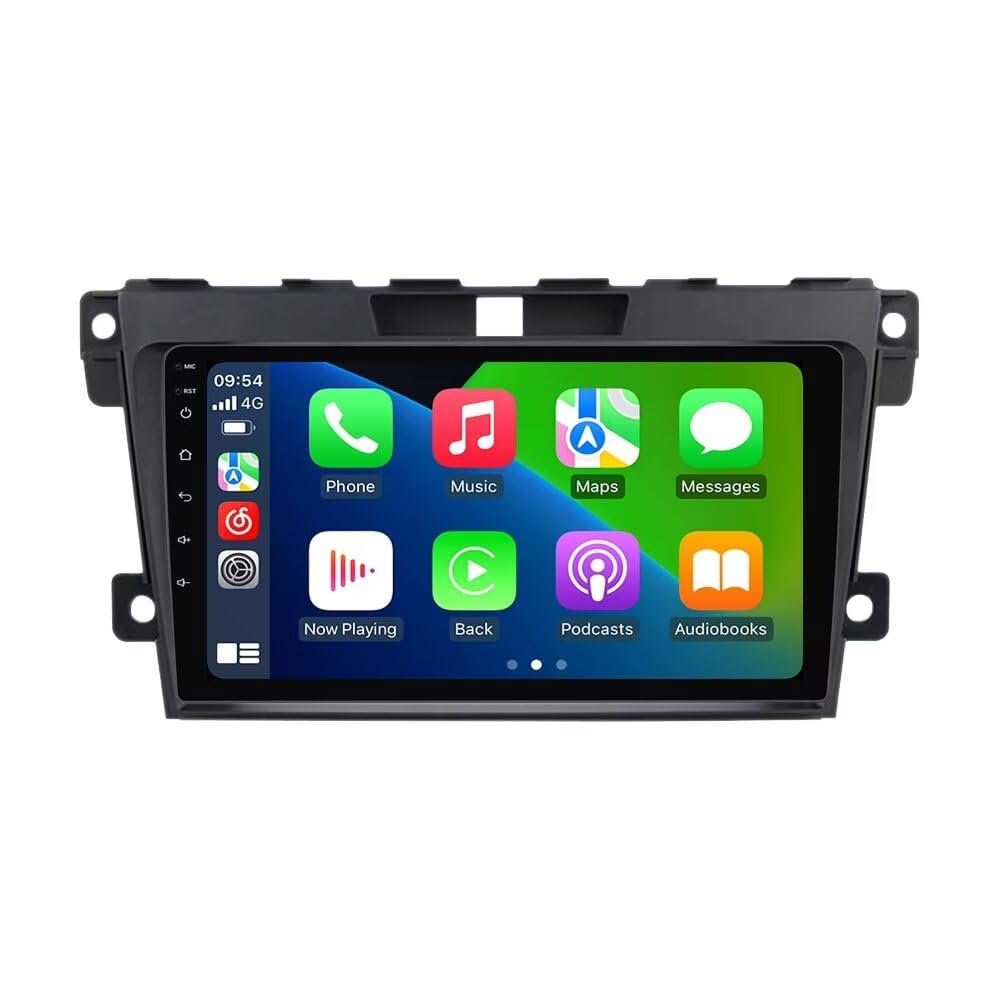 Android Radio Stereo for Mazda CX-7 2008-2015, Biorunn 9 Inch Octa Core GPS Navi Wireless Wired Car-Play Android Auto Touch Head Unit IPS FM AM RDS DSP 4GB RAM 64GB ROM