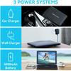 17.9" Portable DVD Player with Swivel Screen, Rechargeable Battery, Multiple Disc Formats, and Remote Control (Black) view 2