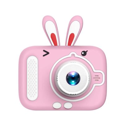 lamphle Mini Camera 2.0-inch IPS Screen Record Energy Saving Children Digital Video Camcorder Birthday Gift Pink