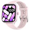 3 Pack Replacement Bands Compatible with HENGTO Fitness Tracker Watch, Soft Silicone Adjustable Sport Strap Wristband for HENGTO 1.4''/MorePro HM08/FITVII HM08/YOUSOKU H97 Pro/Amzhero D26/HENGTO H39 PLUS Smartwatch(3 Pack B) view 3