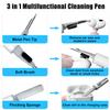 [3 Pairs] Replacement Ear Tips for AirPods Pro and AirPods Pro 2nd Generation with Noise Reduction Hole, 3 in 1 Cleaner Kit for AirPods 1 2 3 Pro/Pro 2, Silicone Ear Tips for AirPods Pro (S/M/L) view 3