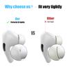 [3 Pairs] Replacement Ear Tips for AirPods Pro and AirPods Pro 2nd Generation with Noise Reduction Hole, 3 in 1 Cleaner Kit for AirPods 1 2 3 Pro/Pro 2, Silicone Ear Tips for AirPods Pro (S/M/L) view 4