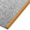 Carpet Edge Binding PVC Table Protector Cuttable Strip Gray Red Yellow Brown Edge Protector for up to 1cm high Doormat (B 1100cm (36ft)) view 2