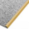 Carpet Edge Binding PVC Table Protector Cuttable Strip Gray Red Yellow Brown Edge Protector for up to 1cm high Doormat (D 1000cm (33ft)) view 2