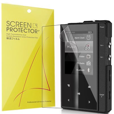 Lamshaw Screen Protector, 6 Pack TPU Clear Film Compatible for Phinistec Z6 MP3 Player