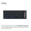 PATIKIL 3Pcs Chinese Keyboard Stickers Chinese-English Keyboard Stickers Black Background with Blue Lettering for Computer Laptop Desktop 4 Type view 3