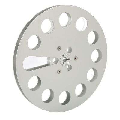 1/4 7 Inch Empty Tape Reel, 11 Holes Universal Open Reel Sound Tape Empty Reel, Aluminum Take Up Reel to Reel for Nab