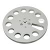 1/4 7 Inch Empty Tape Reel, 11 Holes Universal Open Reel Sound Tape Empty Reel, Aluminum Take Up Reel to Reel for Nab view 4