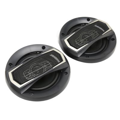 EBTOOLS 2 Pcs Car Coaxial Speakers, 4 Inch 300W Stereo Car Sound Loudspeaker, Full Range Bass 4 Ohm 30Hz to 36KHz Frequency Response Vehicle Speaker