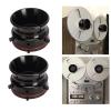 1 Pair Nab Hub Adapters for Studer for Akai for Teac, 10 Inch Opener Empty Aluminum Alloy Take Up Reel to Reel Small Hub, Tape Reel to Reel Recorder for Studer (Black) view 2