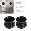 1 Pair Nab Hub Adapters for Studer for Akai for Teac, 10 Inch Opener Empty Aluminum Alloy Take Up Reel to Reel Small Hub, Tape Reel to Reel Recorder for Studer (Black) view 3